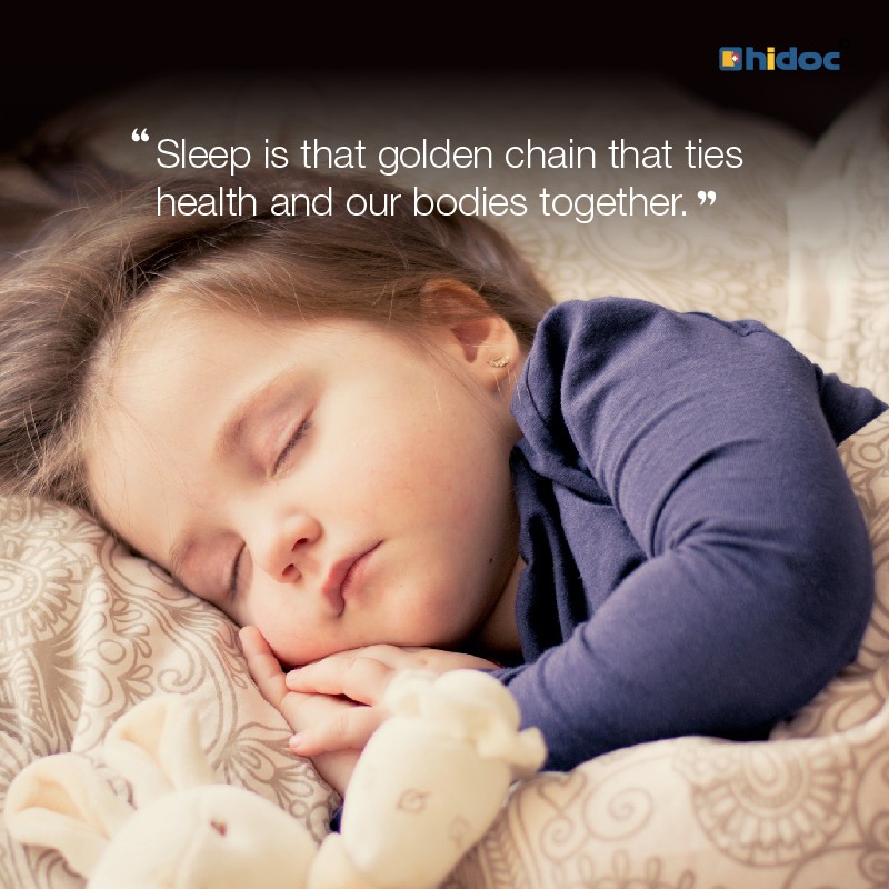 Health Tip - Sleep is that golden chain that ties health and our bodies together